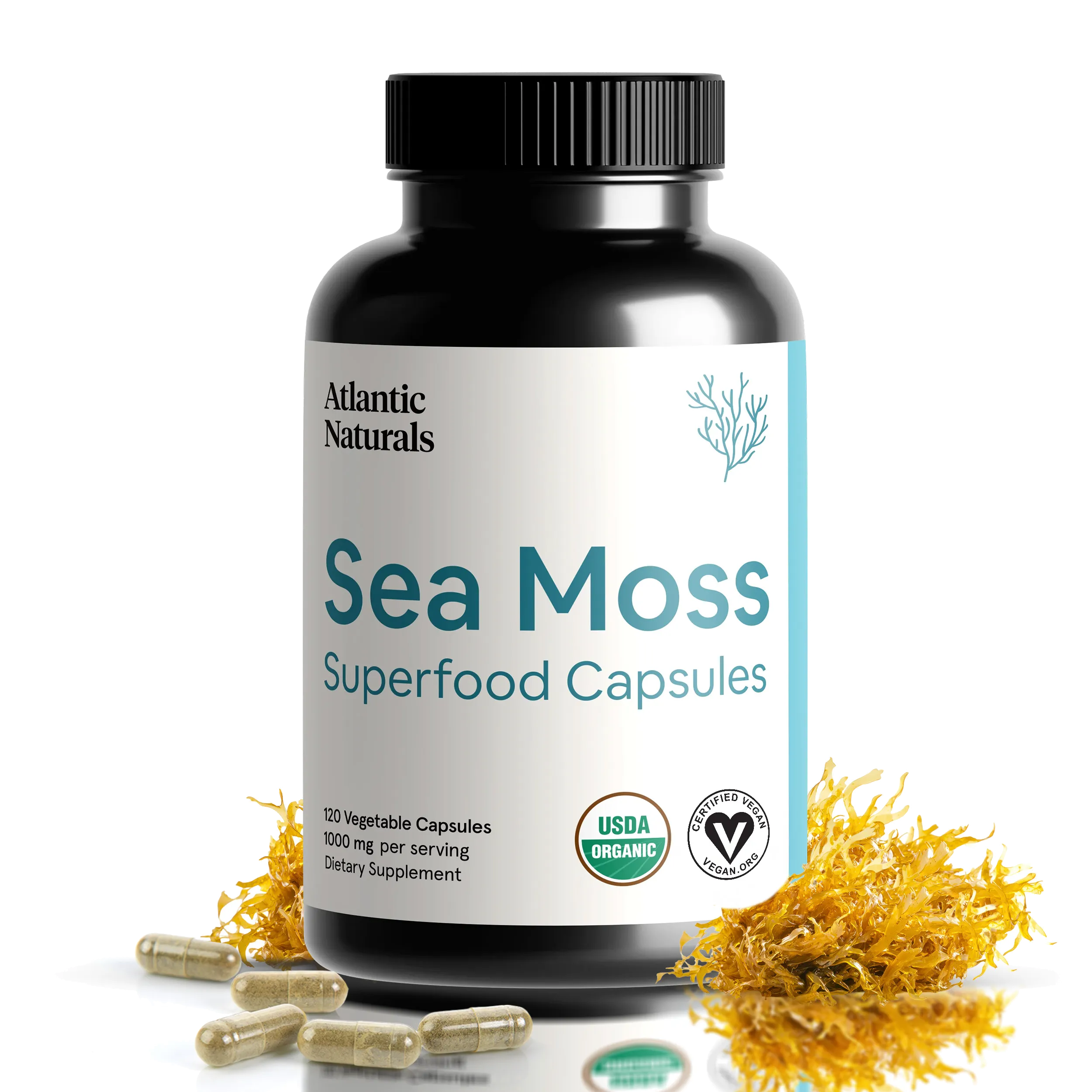 Atlantic Naturals Organic Sea Moss Capsules