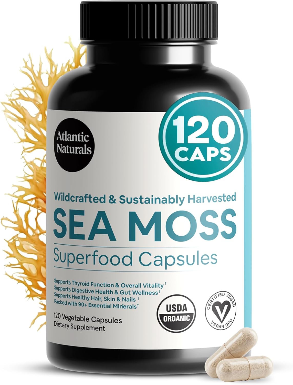 Atlantic Naturals Sea Moss Capsules