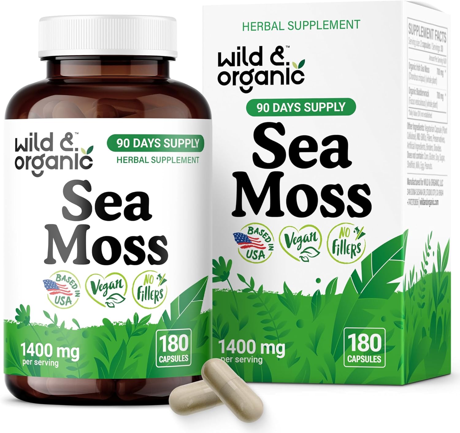 Wild & Organic Sea Moss Capsules